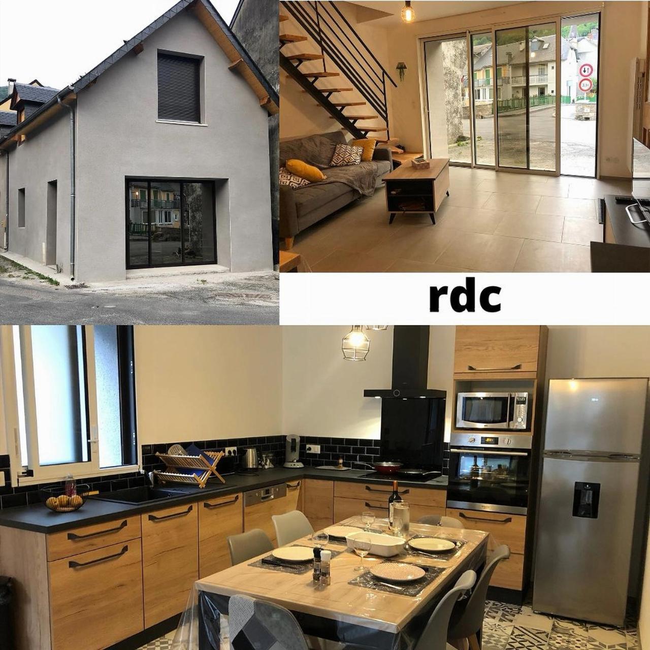 Jolie maison de ville en bord de Neste 8/9 pers Sarrancolin Extérieur photo